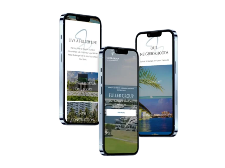 Sitio web visto desde una dispositivos moviles