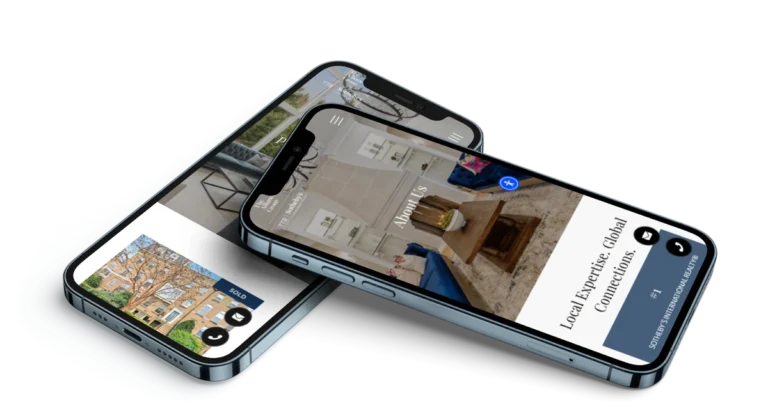 Sitio web visto desde una dispositivos moviles