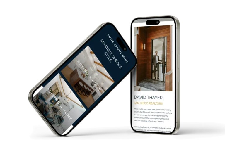Sitio web visto desde una Dispositivos moviles